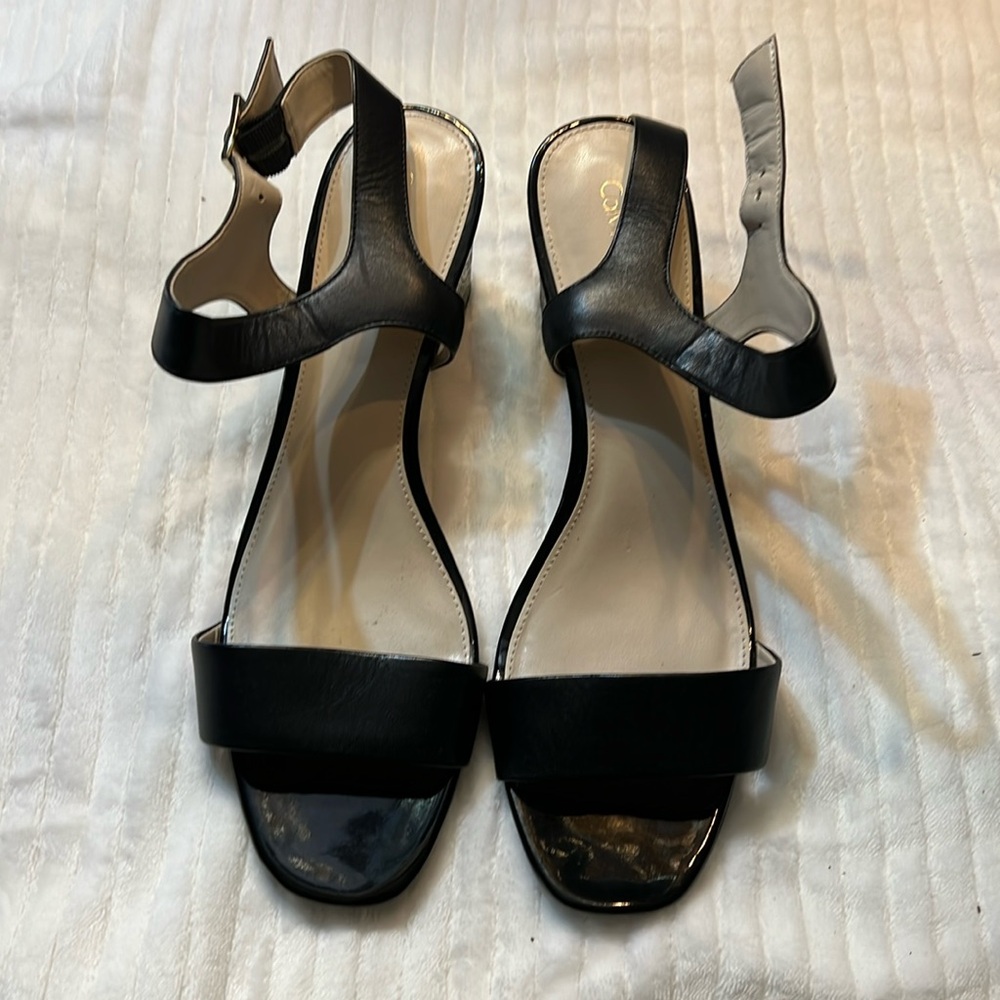 Calvin Klein Black heel sandals with strap
